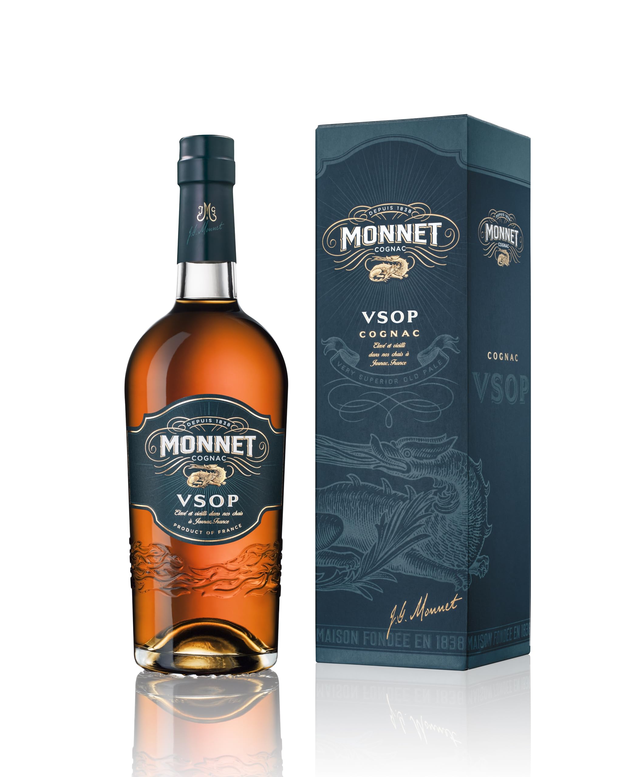 Monnet VSOP Cognac 40% Vol. 0,7 L Geschenkverpackung