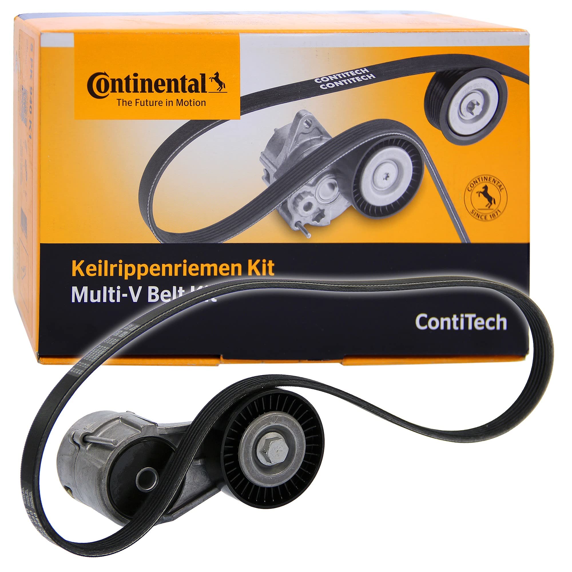 CONTITECH 5PK940K1 Keilrippenriemensatz 5-Rippenanzahl + Spannrolle Kompatibel mit OPEL ZAFIRA B A05 12578062 1340555 31110PD6003