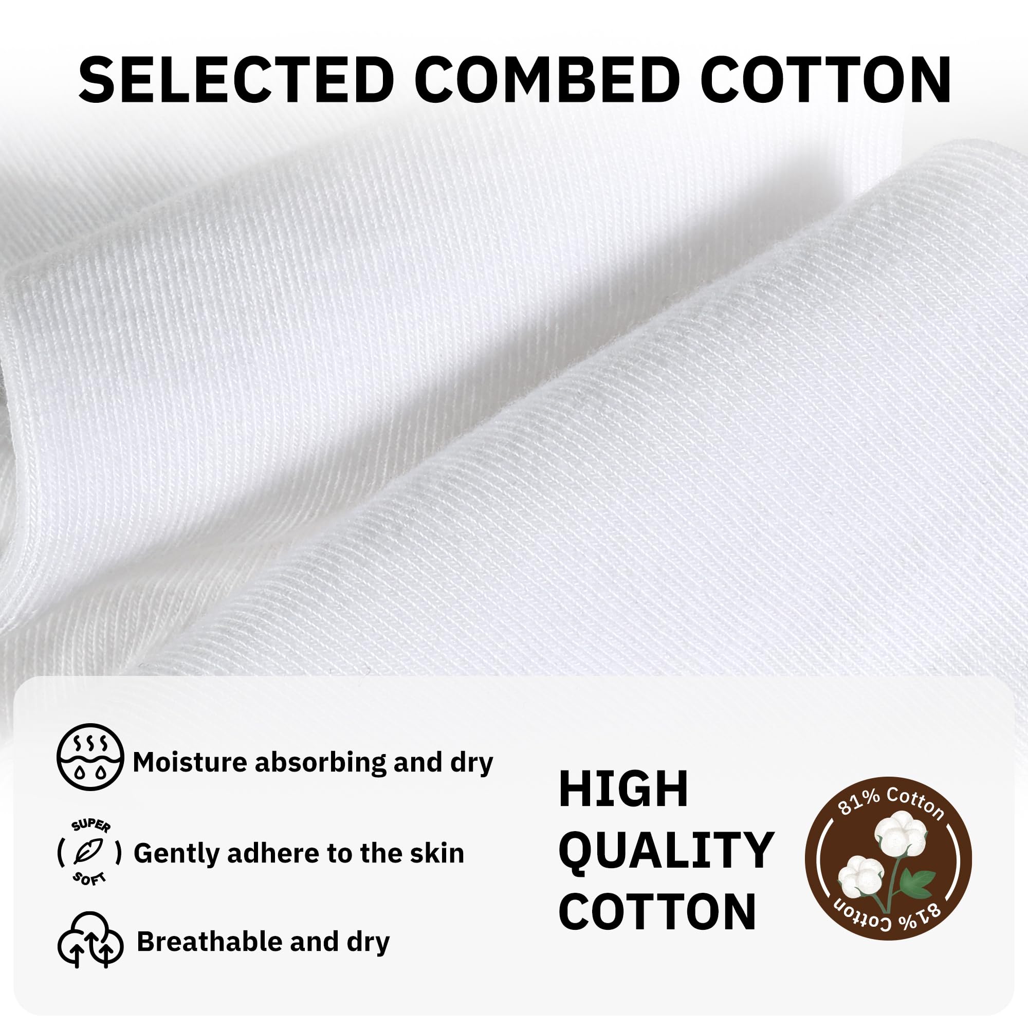 CLOSEMATE 5 Paires Chaussettes Femme 35-38 39-42 Coton Extensible Respirant | Tissu évacuant l'humidité, Bordure élastique, Talon et orteils renforcés, Design classique,Polyvalent pour toutes les saisons