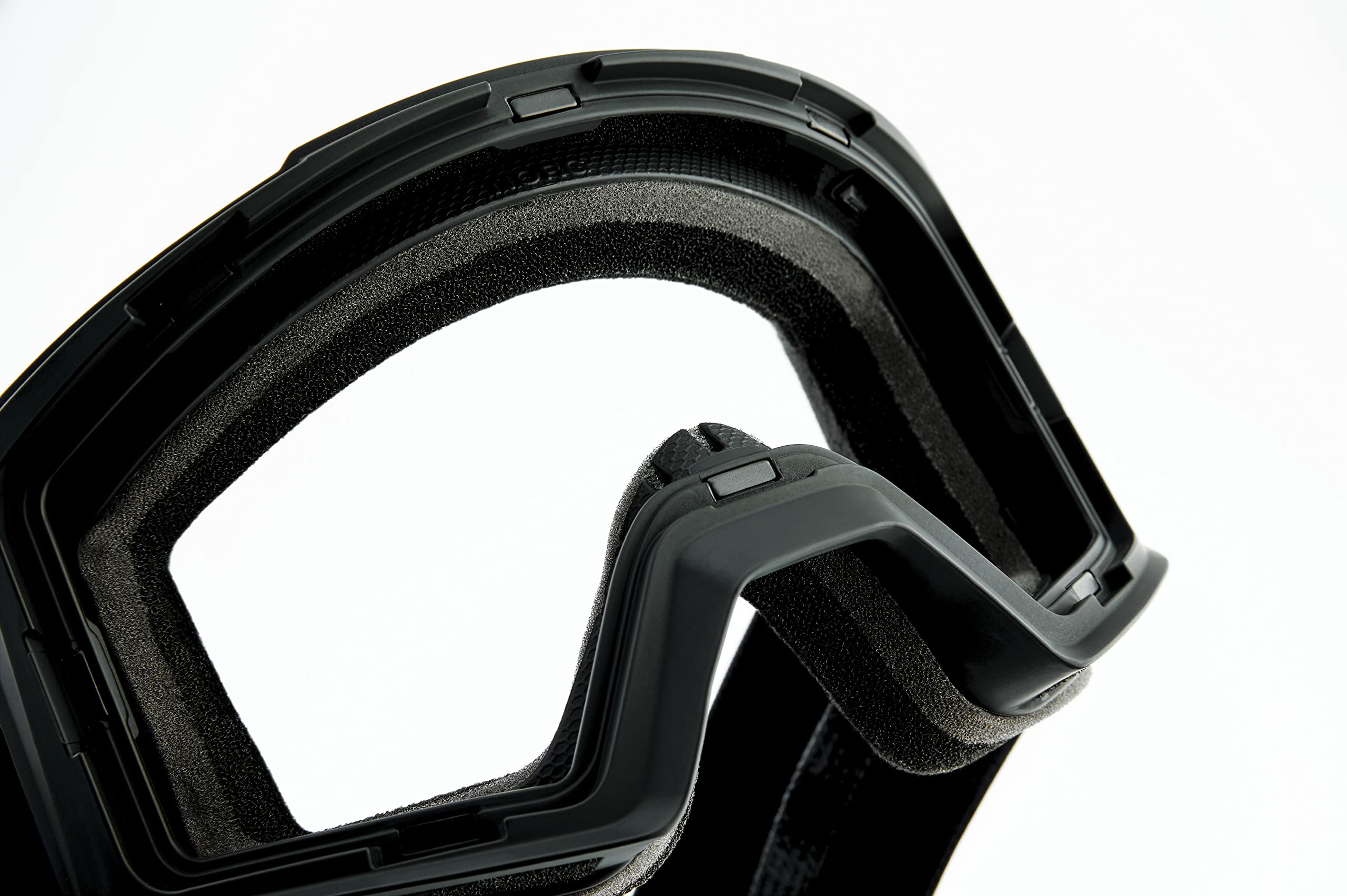 Lunettes de protection 100% Norg Hiper de qualité supérieure (noir/rouge, verres rouges miroirs)