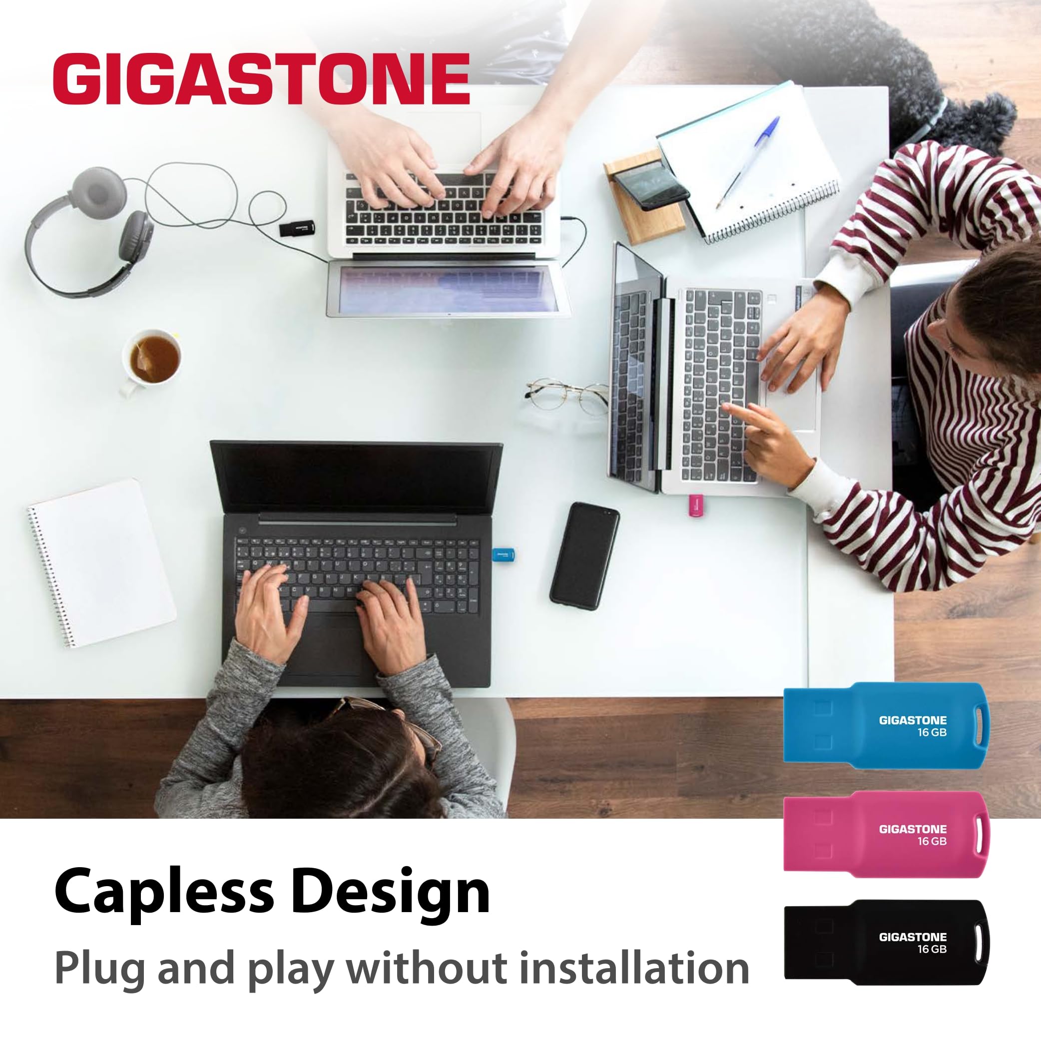 Amazon.com: GIGASTONE V70 64GB USB 2.0 Flash Drive Thumb Drive