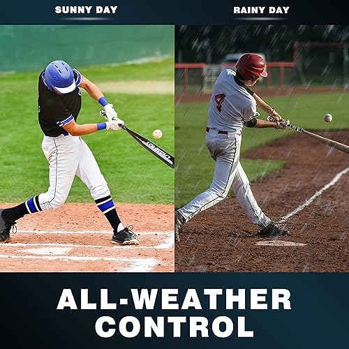 Miniatura 6 de CHAMPKEY Cintas de agarre de bate de rendimiento para todo tipo de clima de 40 pulgadas (paquete de 2)  Cinta de murciélago cómoda y suave  Cintas