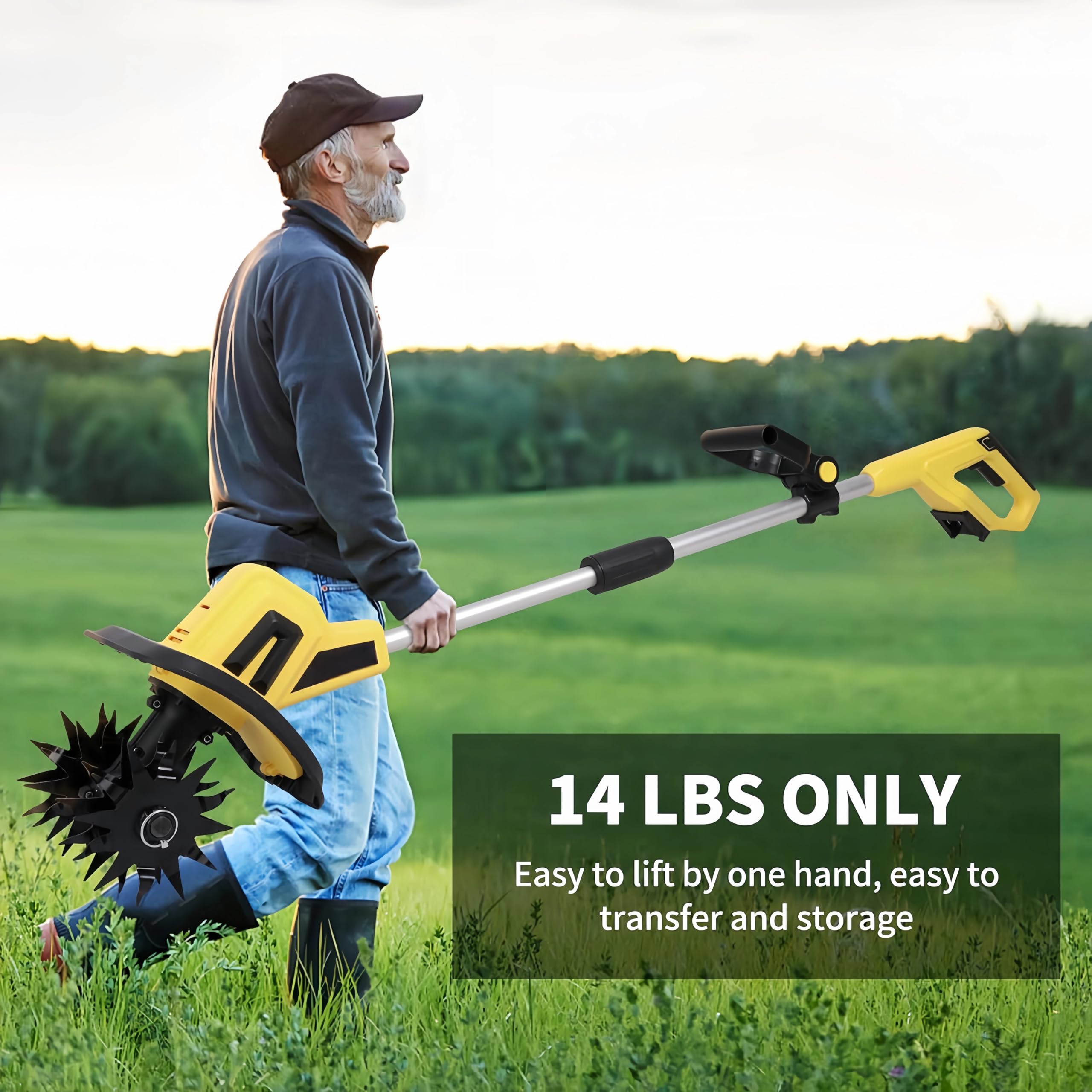 garden tiller battery operated