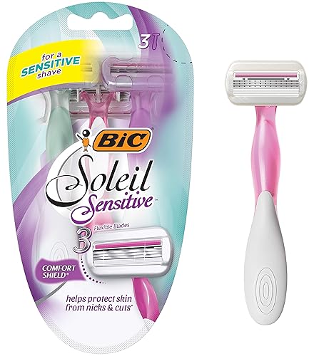 BIC Soleil Glow Razors, 3 unidades