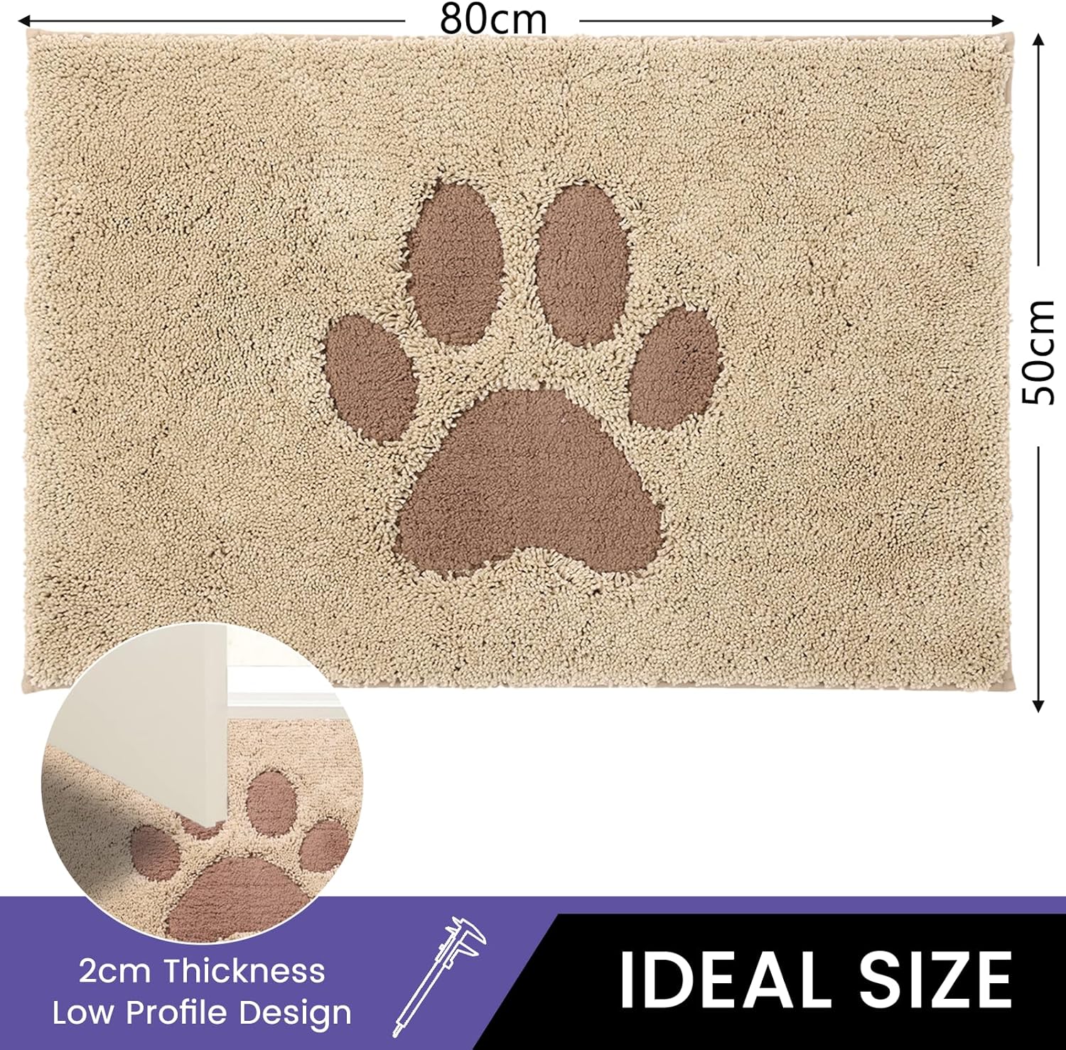 Csúszásmentes alap és vízfelvevő felület