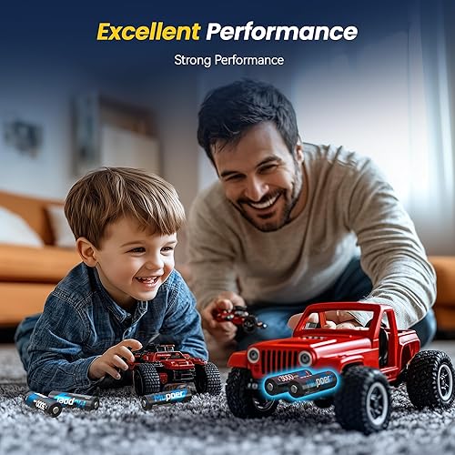 Miniatura 8 de Pilas recargables AA de litio con cargador, paquete de 8 baterías de 1.5 V 3000 mWh, doble A, recargable, batería AA de iones de litio de larga