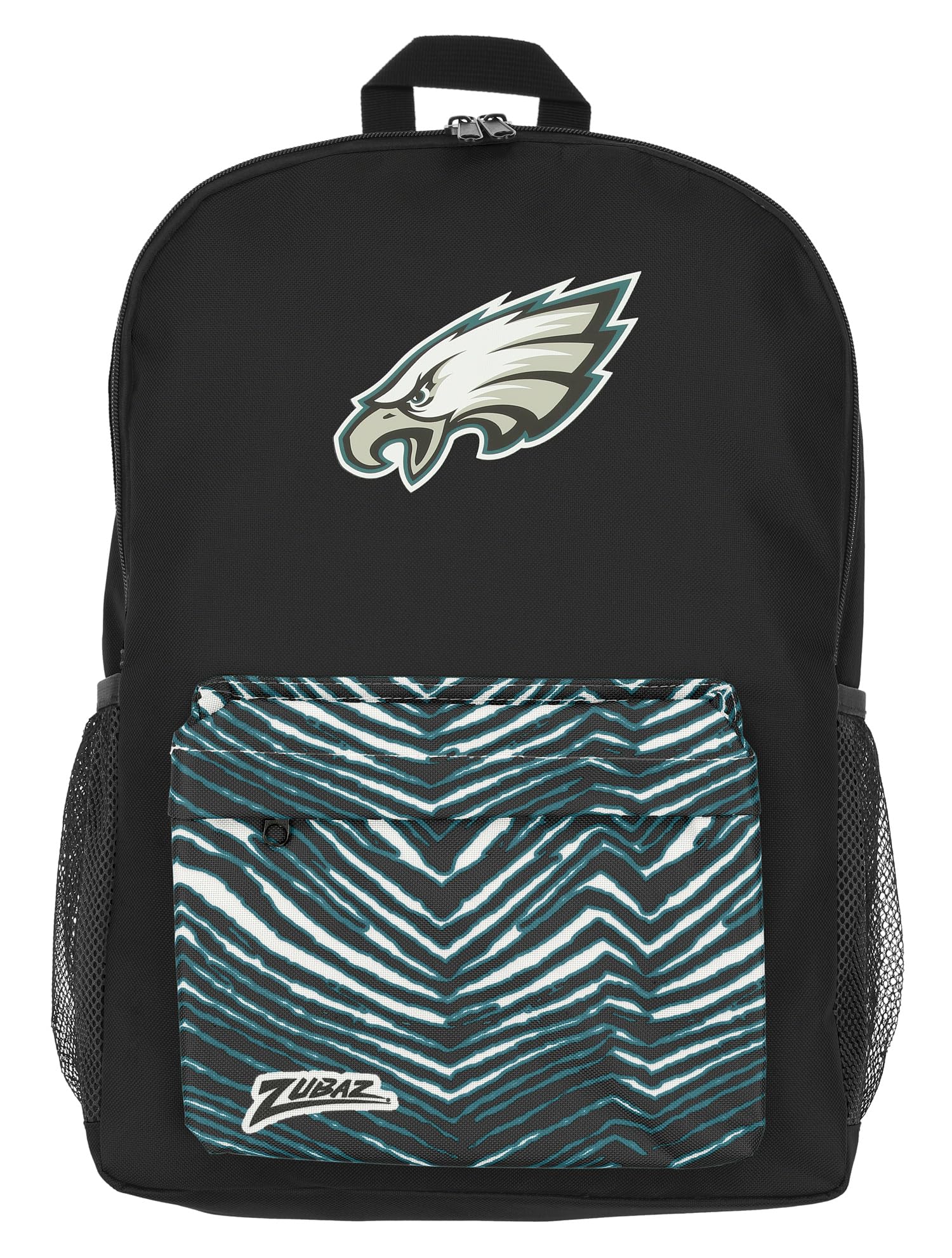 FOCO X ZUBAZ NFL Collab Zebra Printed Backpack, Philadelphia Eagles