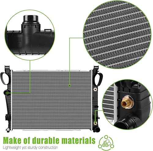 Miniatura 5 de SCITOO Radiador compatible para Mercedes-Benz para 5.0L 2000-2006 CL500 2006 SL500 2000-2006 S500 para 5.5L 2001-2003 CL55 AMG 2001-2006 S55 AMG