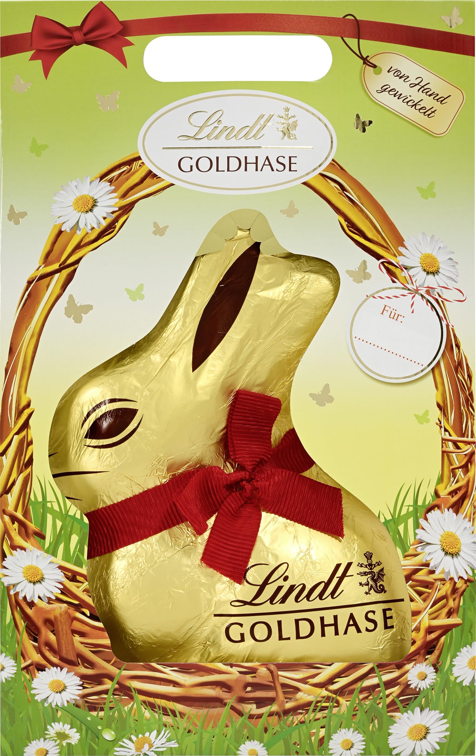 Lindt Goldhase 1kg Vollmilch Schokoladen Geschenk Box