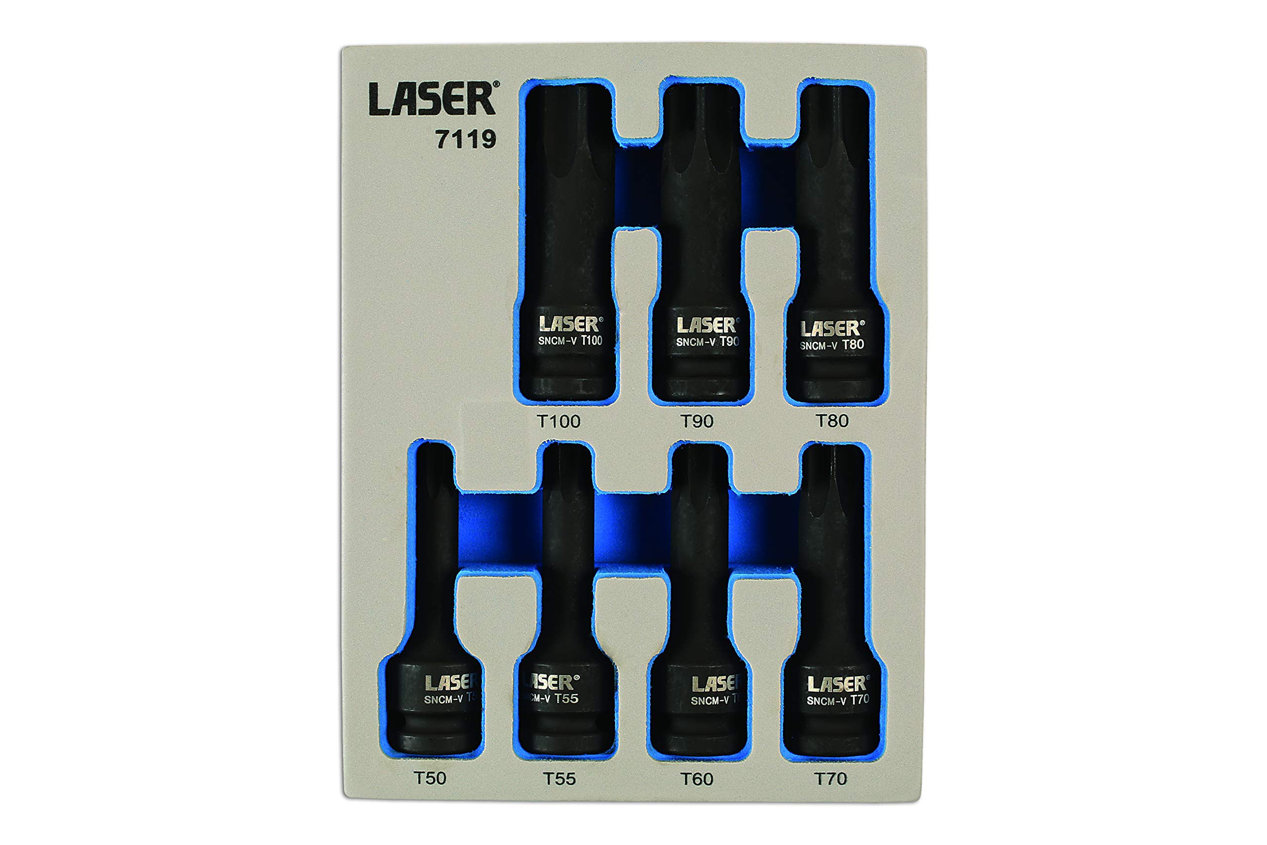 Laser 7119 Star zestaw bitów udarowych, różne