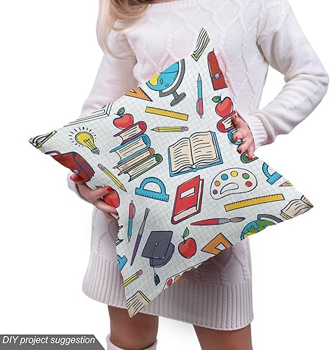 Miniatura 5 de Ambesonne - Tela multicolor con estampado digital por yarda