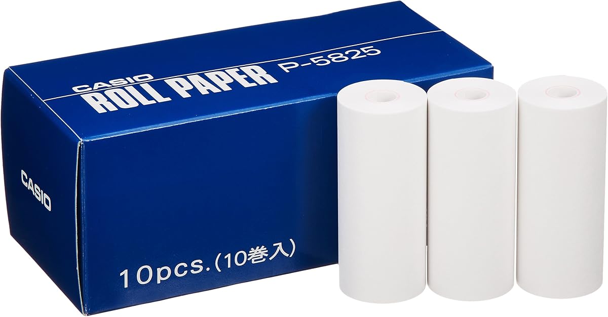 P-5825-E Paper Calculator Internal Paper Roll Suitable for HR-8TEC and HR-8RCE Printing Calculator