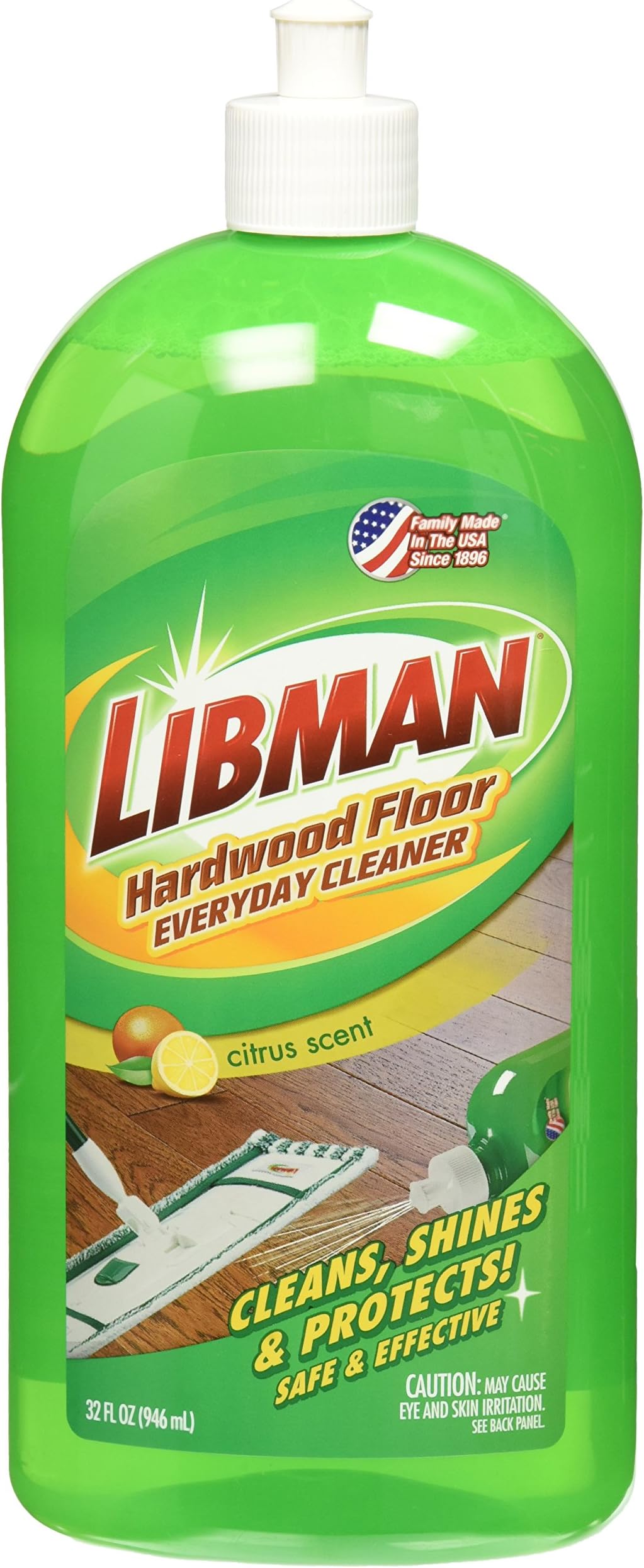 Libman 2065 Hardwood Floor Everyday Cleaner with Squeeze Bottle, 32 Fl Oz (Pack of 1)