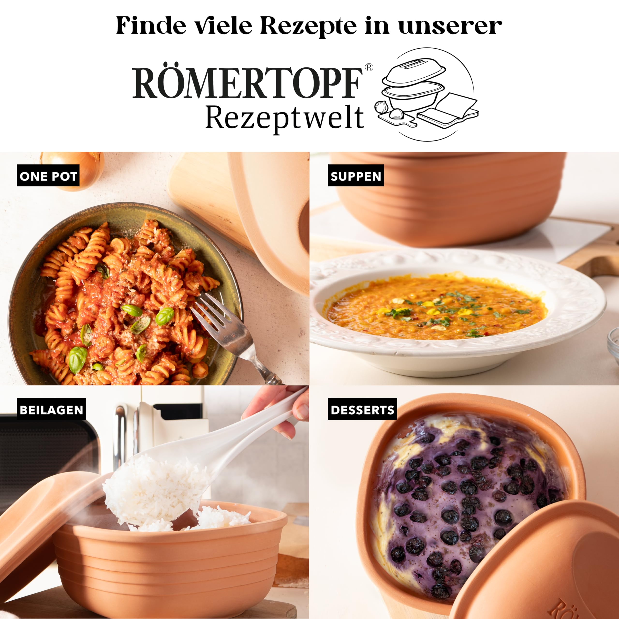 Redchef Set di Padelle con Manico Rimovibile, Padella in Ceramica con