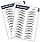 Bliss and Beyond USA, 2 sheets eyebrow tattoo waterproof sticker, Long Lasting, Natural Looking Fake Eyebrow for Alopecia, Chemo, Cancer gift. Same Size eyebrow tattoos (Natural Miami, Dark Brown)