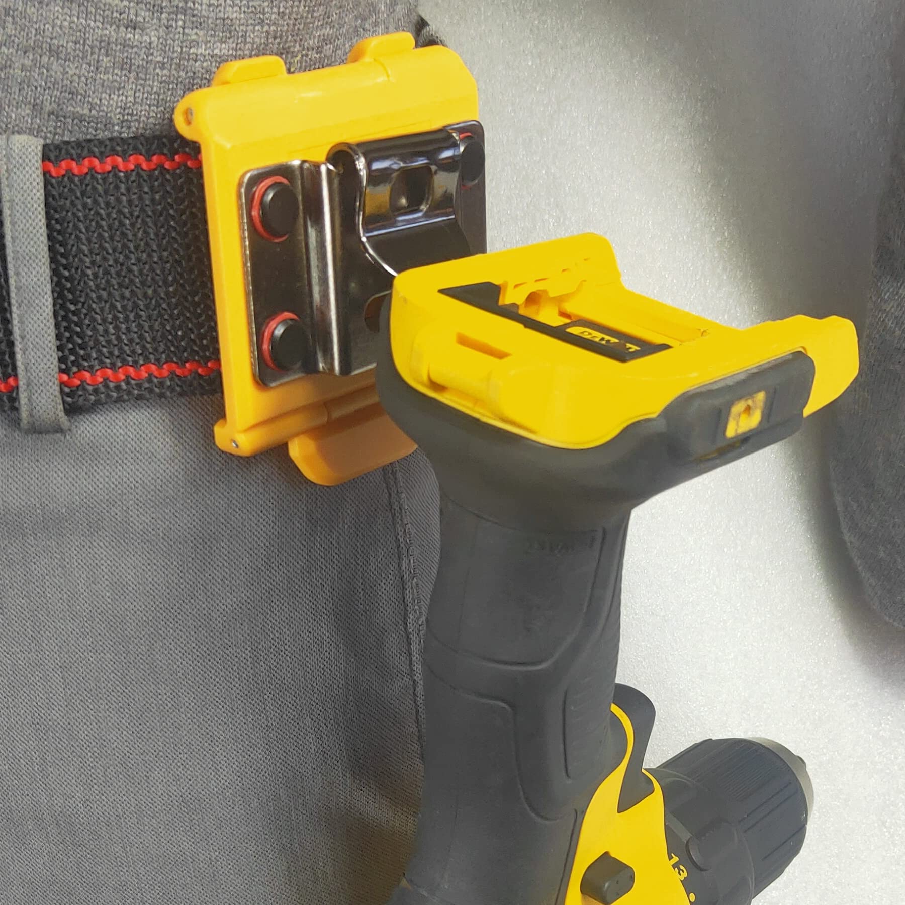 Soporte para cinta métrica, clip de cinta métrica, funda de taladro, soporte de cinta métrica, funda para cinturón, funda de taladro para clip de cinturón.