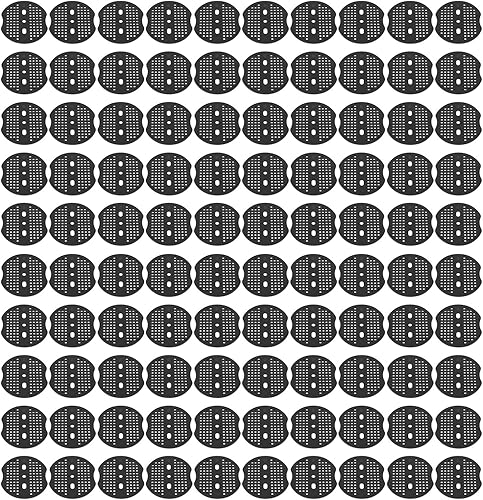 Miniatura 5 de Asixxsix Junta de estacas de jardín, diseño de 2 agujeros, junta de plástico para grapas de paisaje, sujeción resistente, almohadilla negra