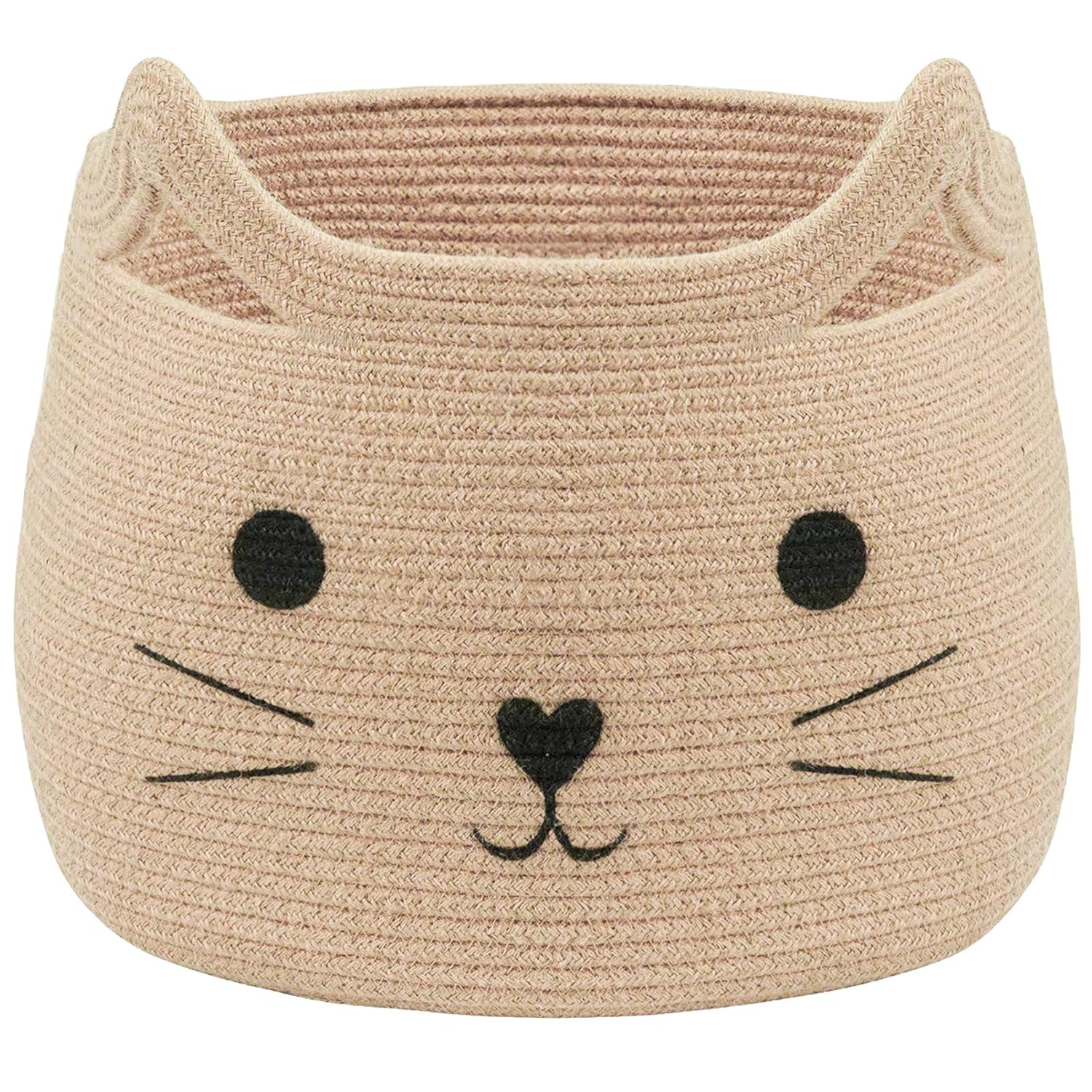 VK VK LIVING Cat themed woven rope storage basket