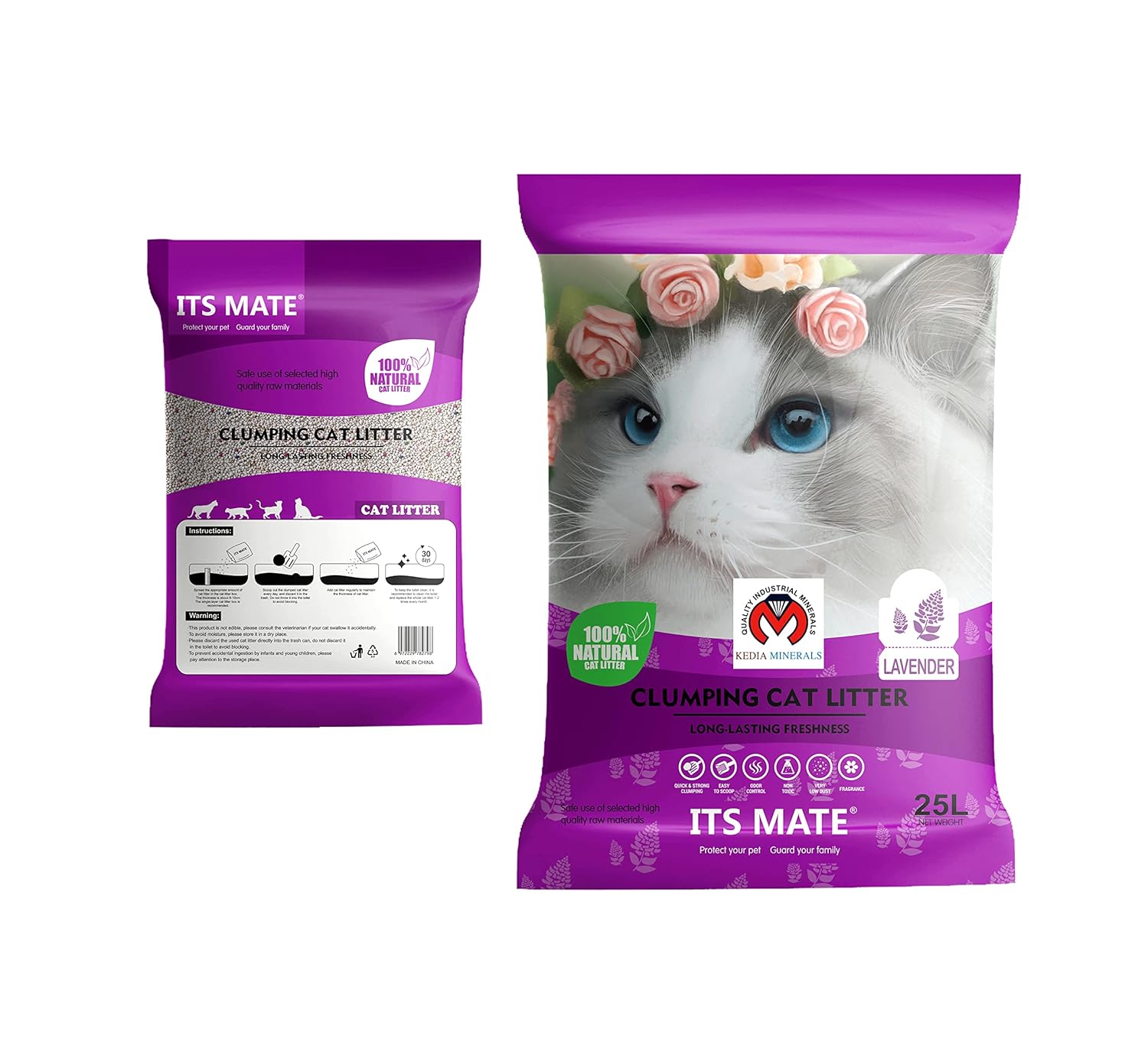 Buy Kedia Clump Cat Litter Natural Bentonite Clay Pet Friendly