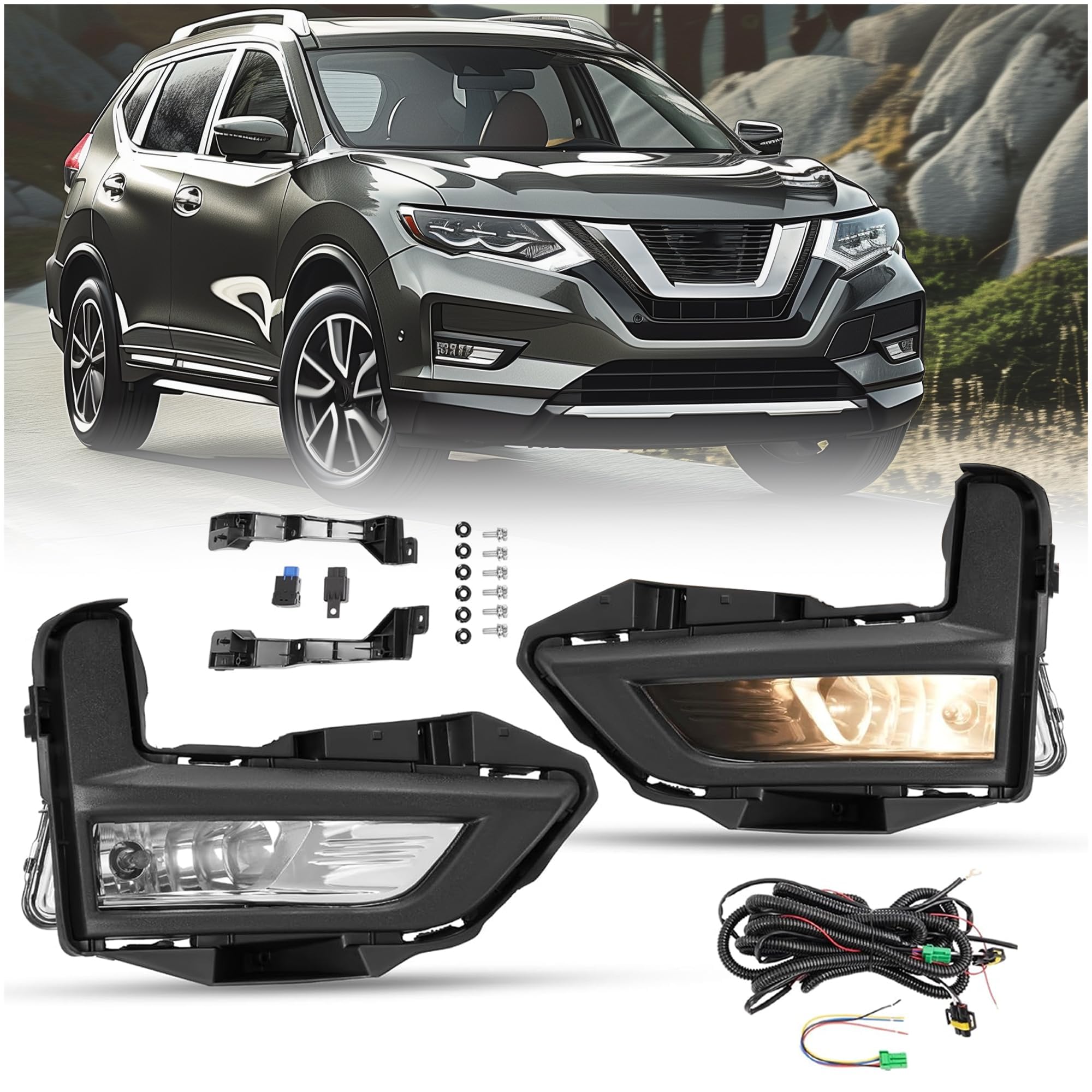 Amazon.com: KUAFU Fog Light Kit Compatible with 2017-2020 Nissan
