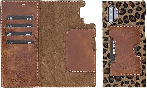 Miniatura 31 de Venito Funda tipo cartera para iPhone 15 con tarjetero y bloqueo RFID, funda de cuero para teléfono, funda desmontable de 6.1 pulgadas, Florencia