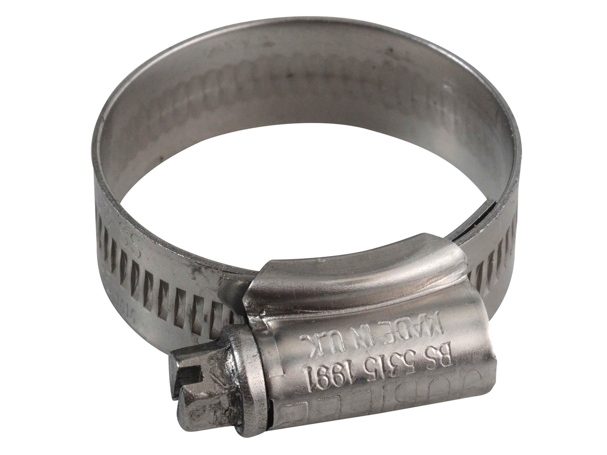 Jubile Clips 10 Pack Stainless Steel Genuine Jubilee Clip 1 25-35Mm Hose Fuel Clamp Worm Drive
