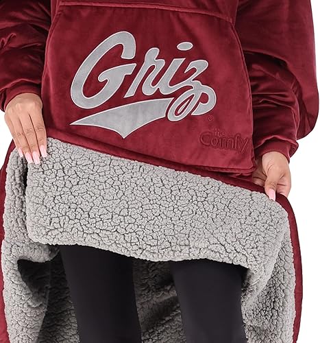 Miniatura 6 de THE COMFY - Manta portátil original de sherpa y microfibra, viene en tamaño extragrande, con cremallera de un cuarto, de talla única, y vista en