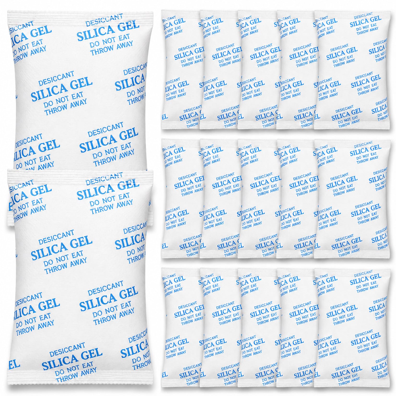 Sukh 100PCS Silica Gel Packets - 2g Desiccant Beads Moisture Absorbers — Amazon image 12