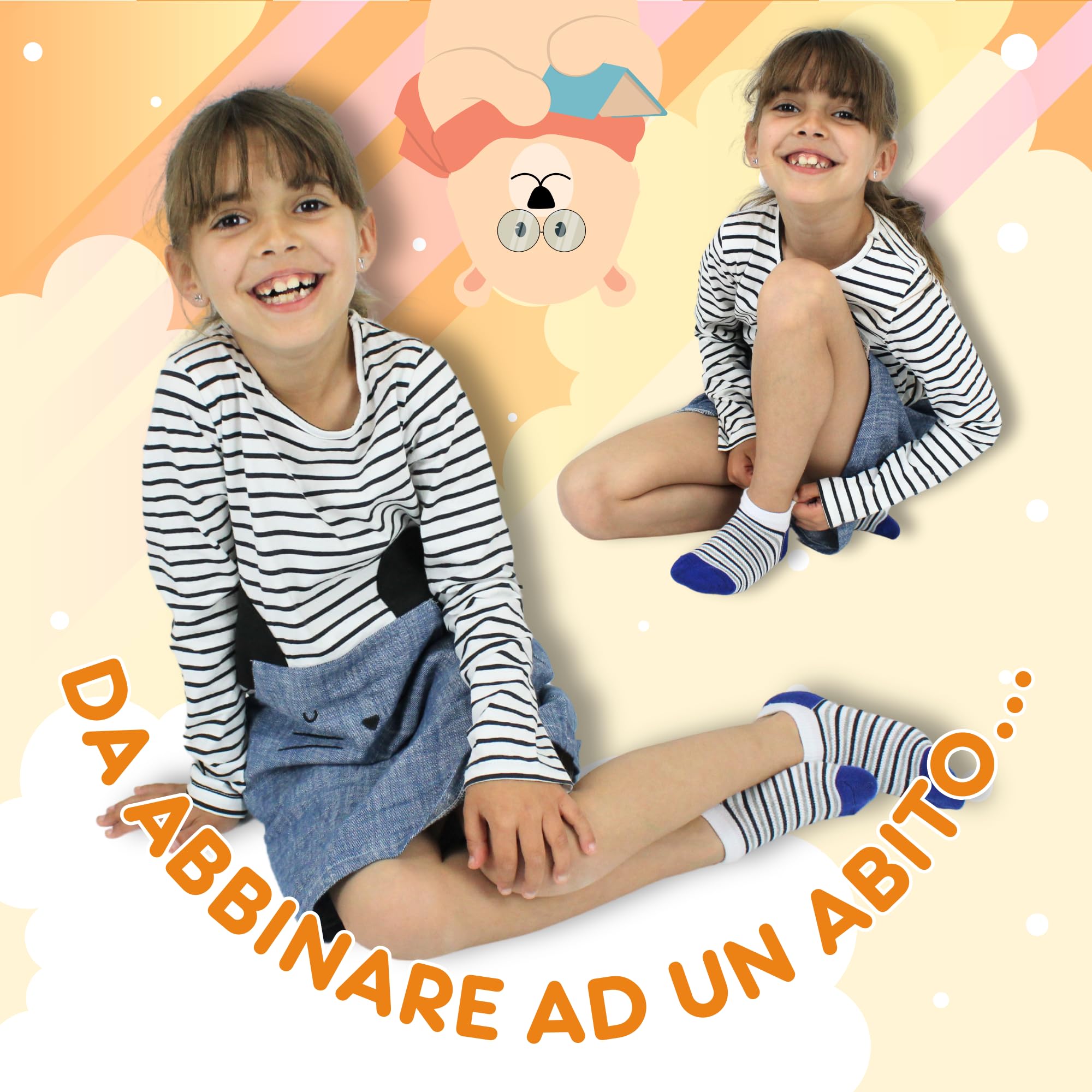 12 Paia Calzini Corti bambini Unisex | Calzini Corti Bambina | Calzini Corti Bambino | Calzini Bambina | Calzini Bambino