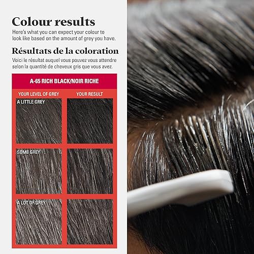 Vista 14 de Solo para hombres Auto Stop, tintura química para el cabello, 1, marrón oscuro (Darkest Brown)