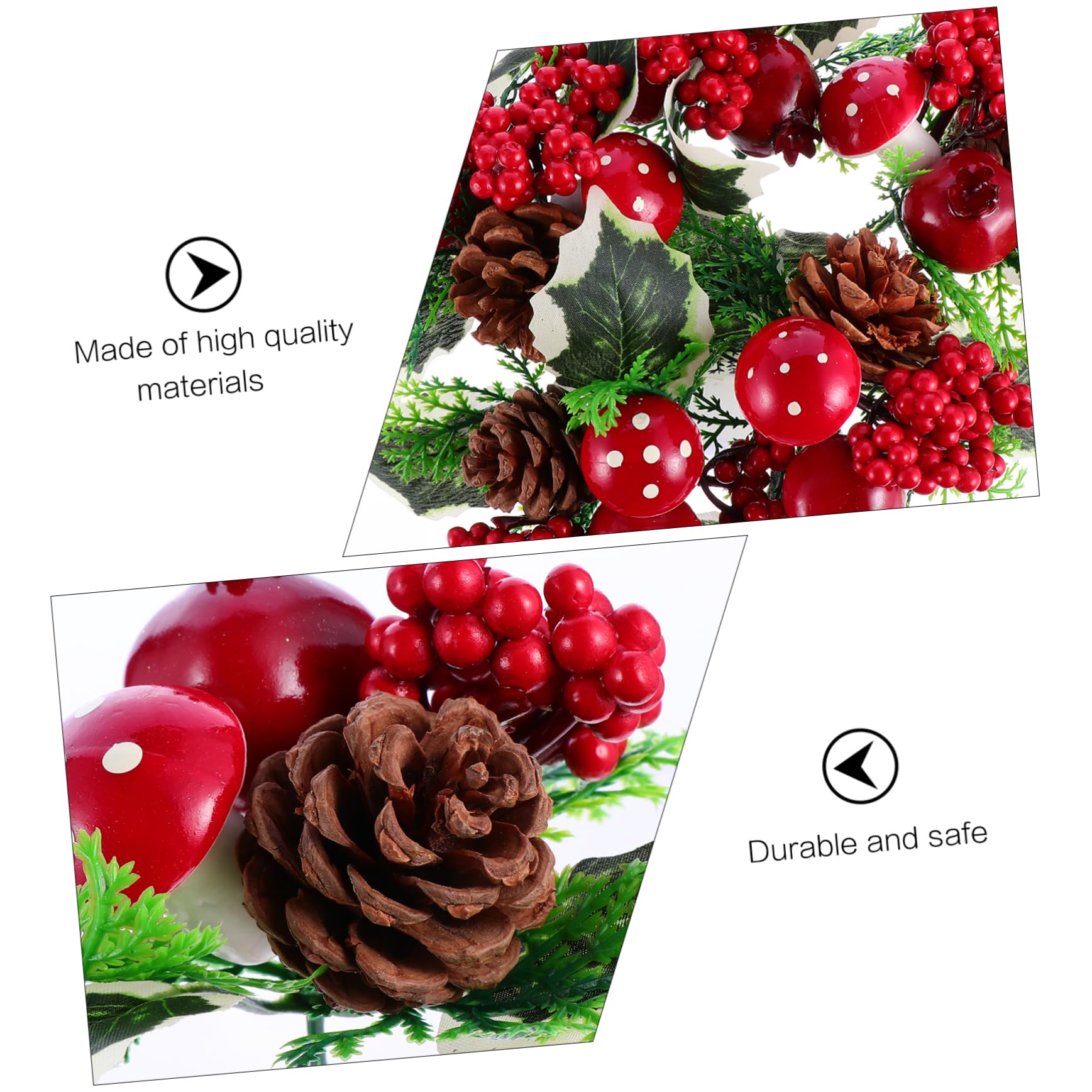 ABOOFAN 15pezzi Bacche Artificiali per Decorazioni Natalizie per e Accessori per Feste per Matrimonio e Festivi