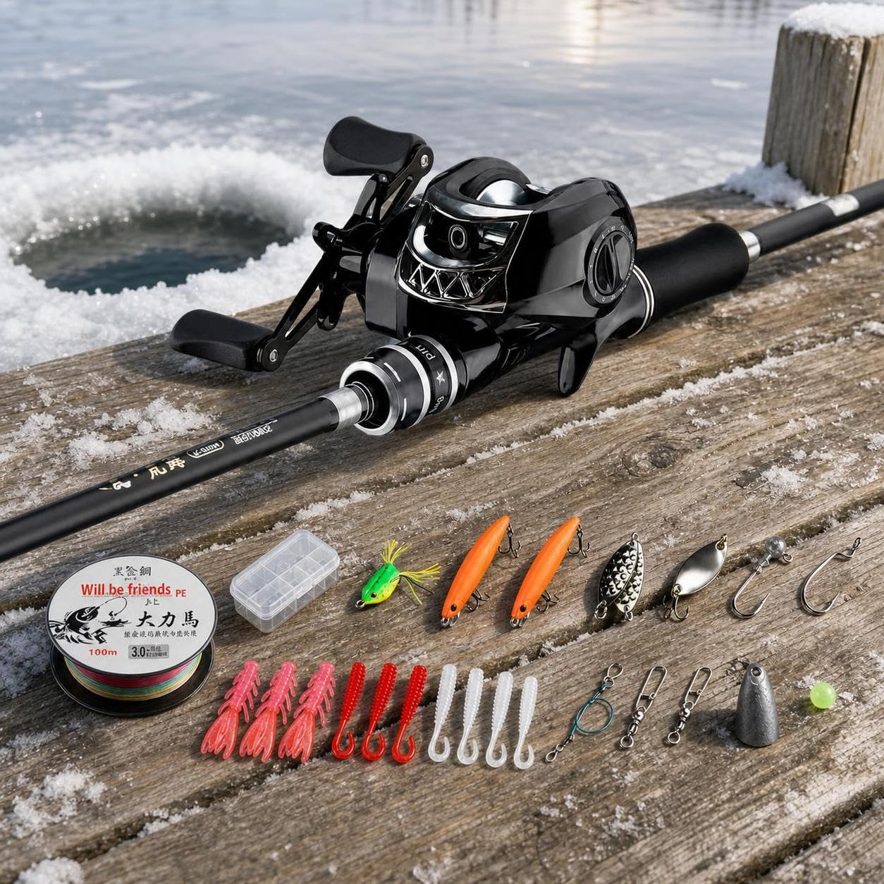 Canna da Pesca per Esche | Anelli guida metallici, Canna Pesca , Pesca in acque salate, Per Pescatori d'acqua salata