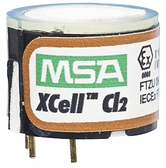 MSA 10106728 Chlorine Sensor with Alarms for Use with ALTAIR 5X Multi-Gas Detector, 0.3/7.5 ppm