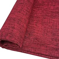 Vista 4 de TinaKim Tela para Tapicería, Material de Lino Sintético, para Costura y Reparación de Fundas de Sofá, Sillón y Silla (12 Marrón, 3 Yardas