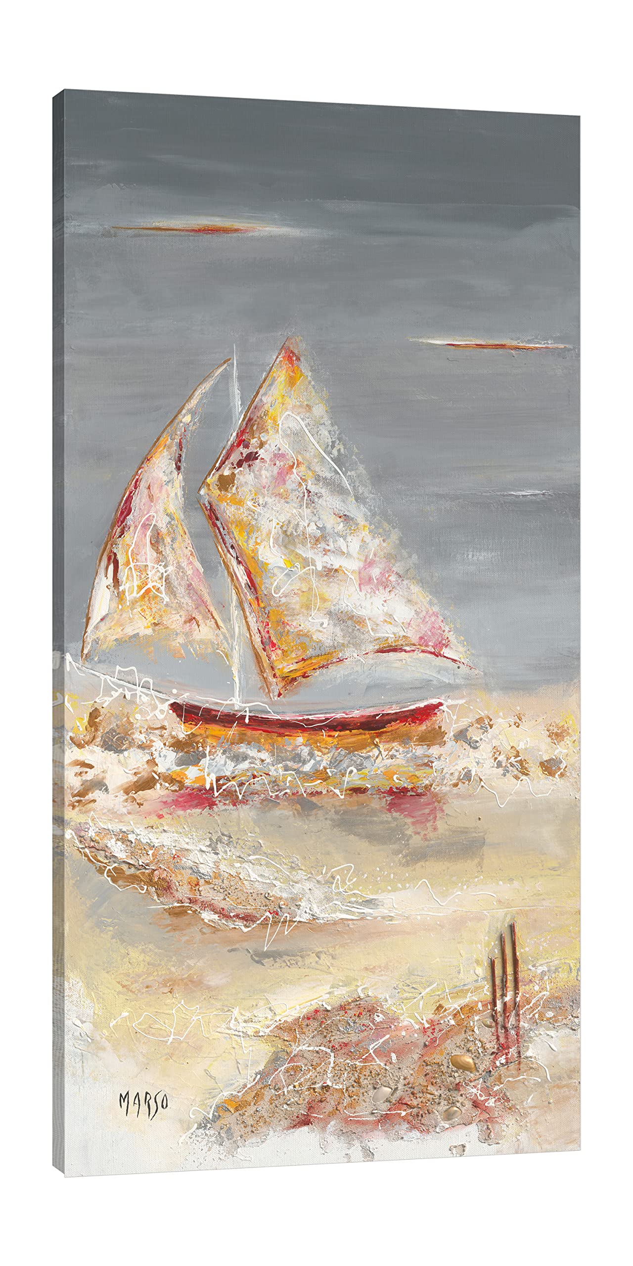 Jaxson Rea "Vogue Gallery Wrapped Canvas by Marso, 12" x 24"