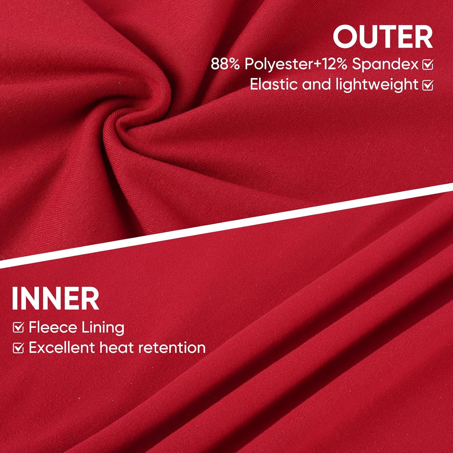 Thermal Underwear for Women, Long Johns for Women Thermal Sets Ultra Soft Fleece Lined Base Layer Top and Bottom - Image 2