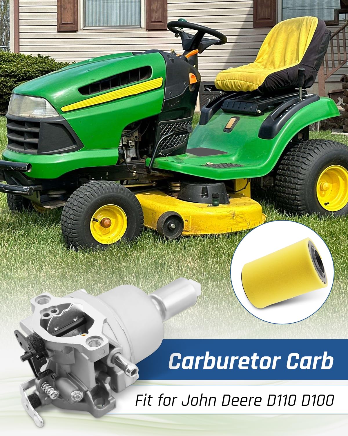 Craftsman Lawn Mower Carburetor D110 Carburetor Carburetor For