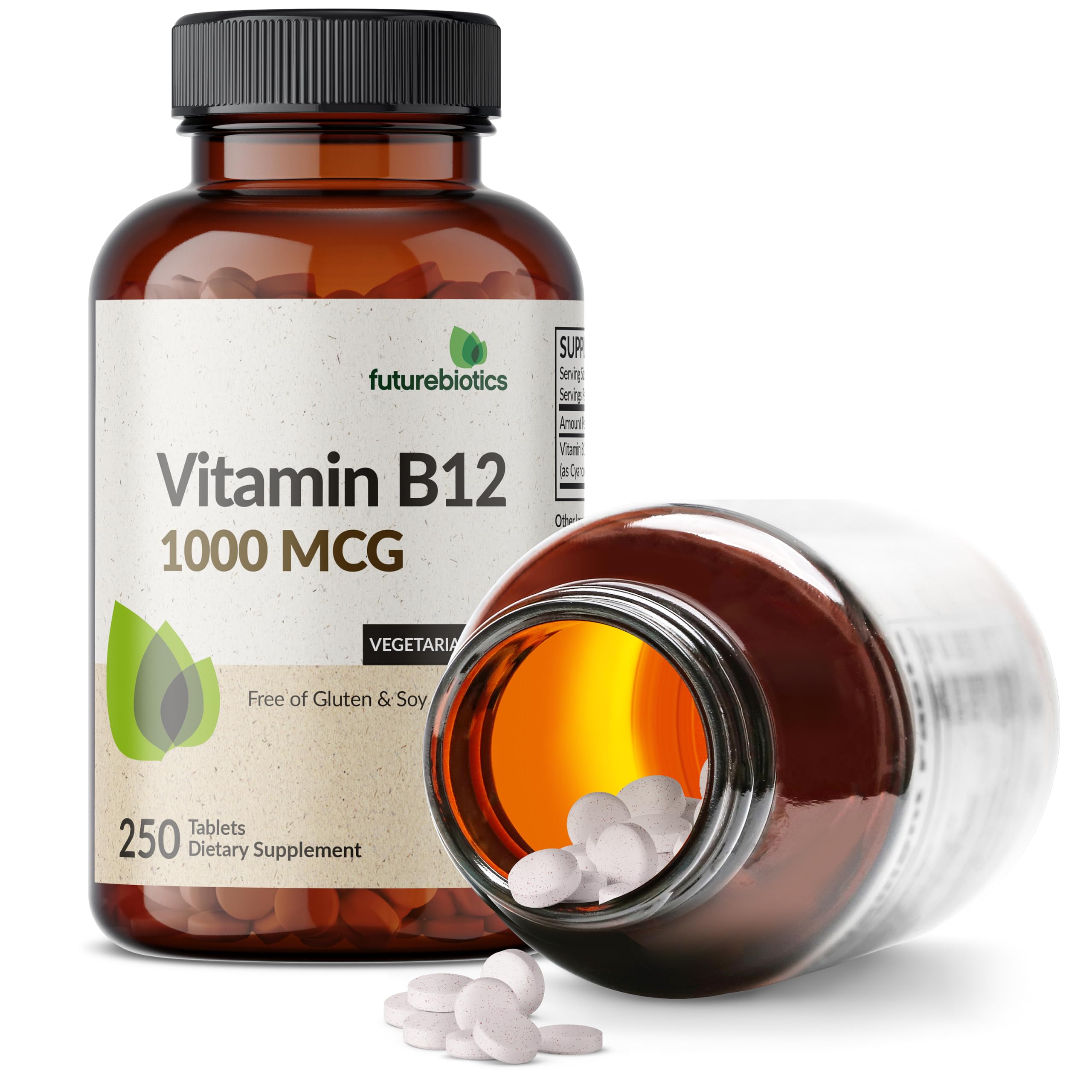 Futurebiotics Vitamin B12 1000mcg Vegetarian Friendly Non-GMO, 250 Tablets — Amazon image 6