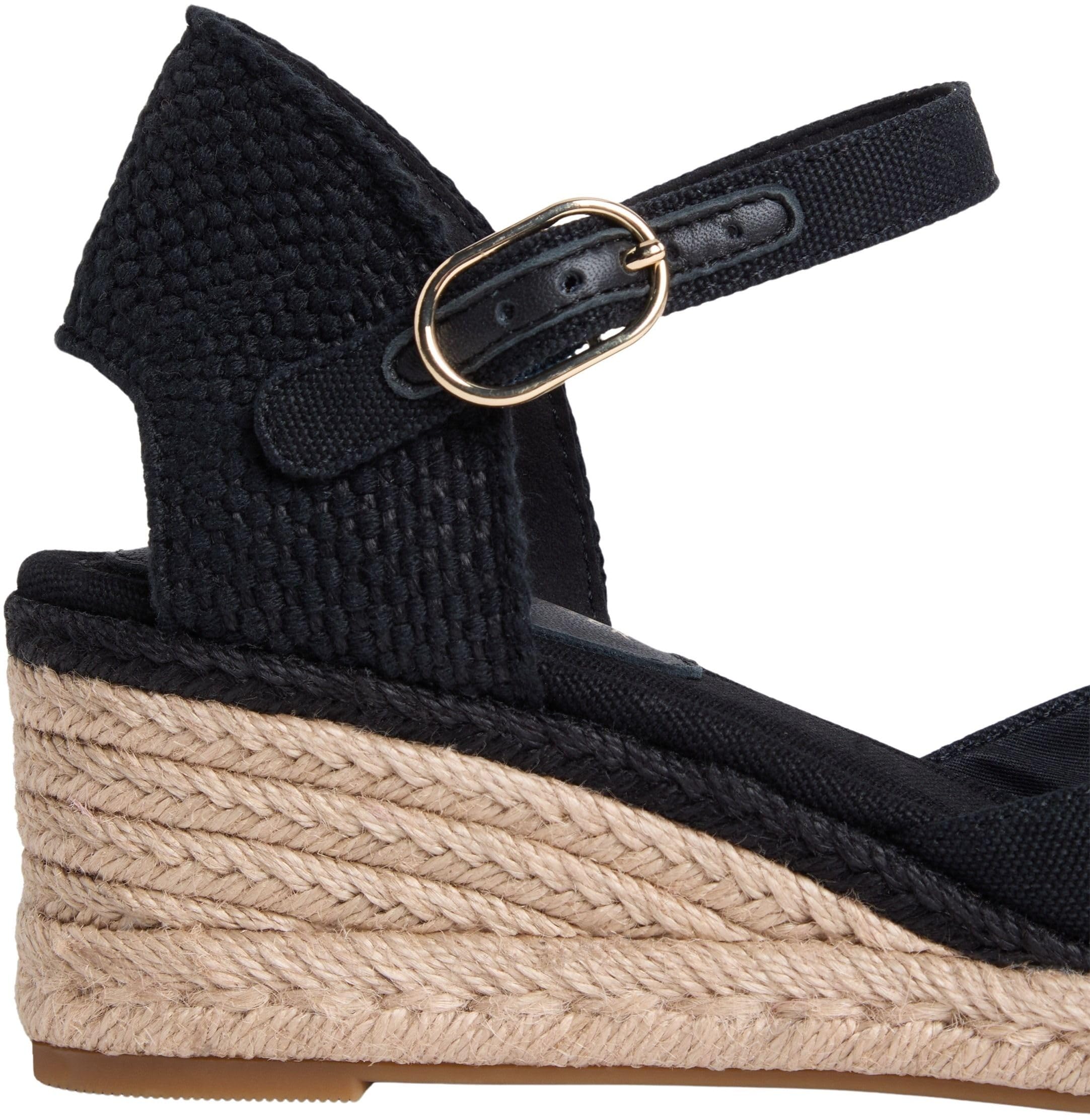 Tommy Hilfiger Mid Wedge Espad Closed Toe Fw0fw09233 Alpargatas de cuñaMujer
