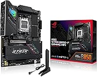 Vista 14 de ASUS ROG Strix B650E-F Gaming, WiFi AMD B650 AM5 Ryzen™ Desktop 9000 8000 & 7000 ATX, placa base para computadora de escritorio, 12+2 etapas