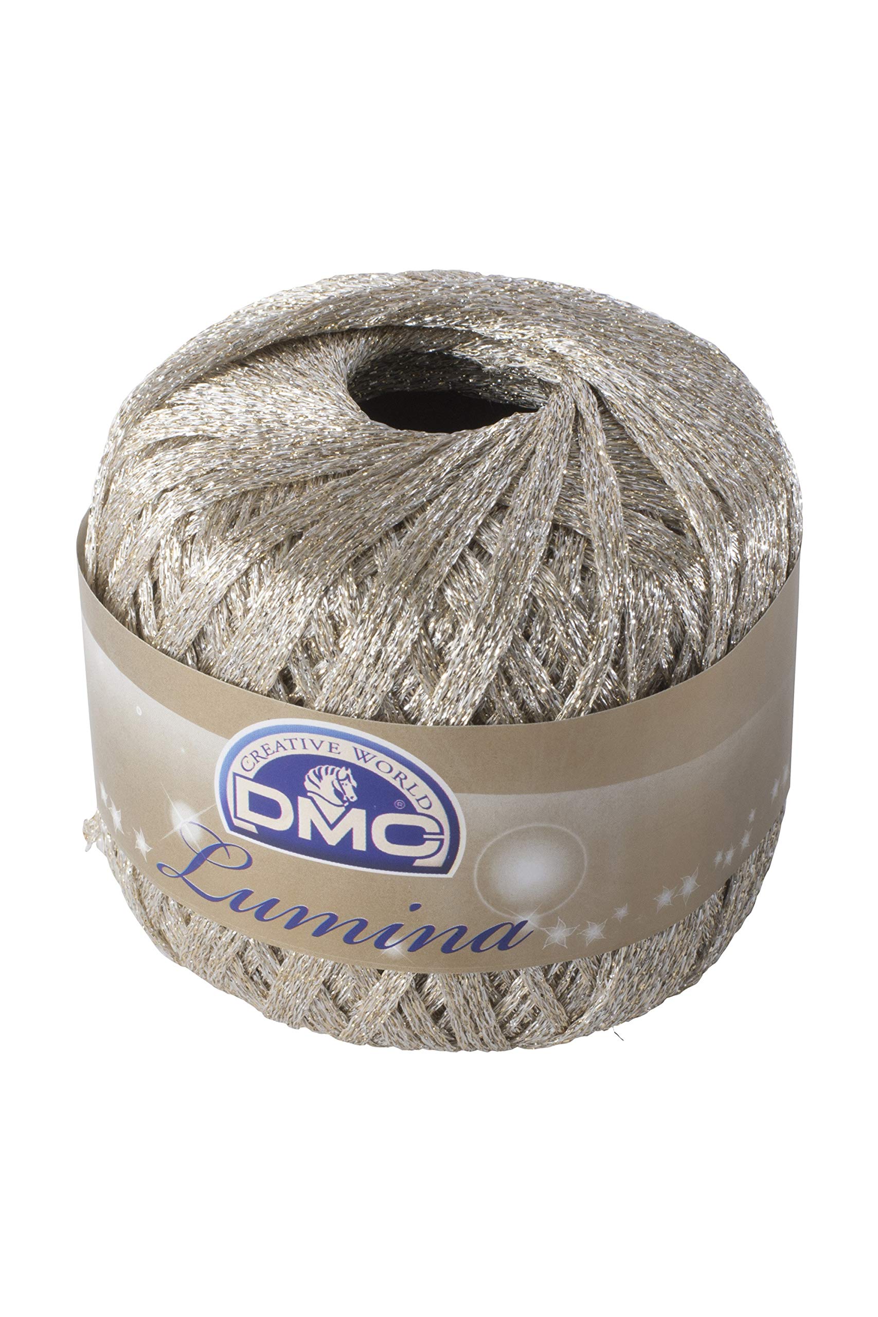 DMC - Lumina Metallic Yarn - Crochet & Knitting Yarn | Bright & Bright | 150m - 20g