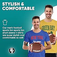 Vista 2 de BROOKLYN VERTICAL Camiseta de manga corta para fanáticos de los deportes de fútbol Dallas, Green Bay, Nueva Inglaterra