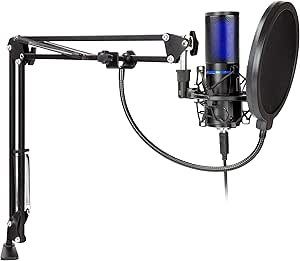 ⭐️STRMD USBコンデンサーマイク STRMD USBコンデンサーマイク 【ポップフィルター、ショックマウント