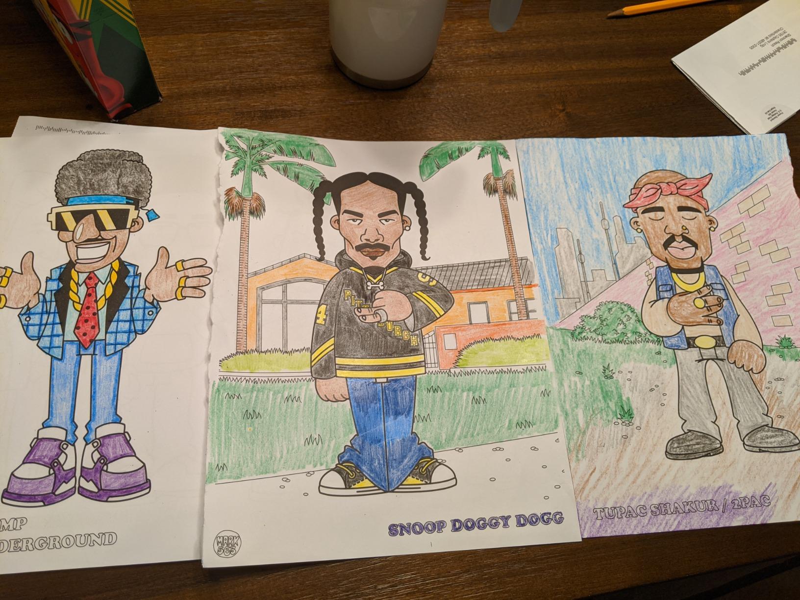 I wouldn't normally review a coloring book, but...this one is dope