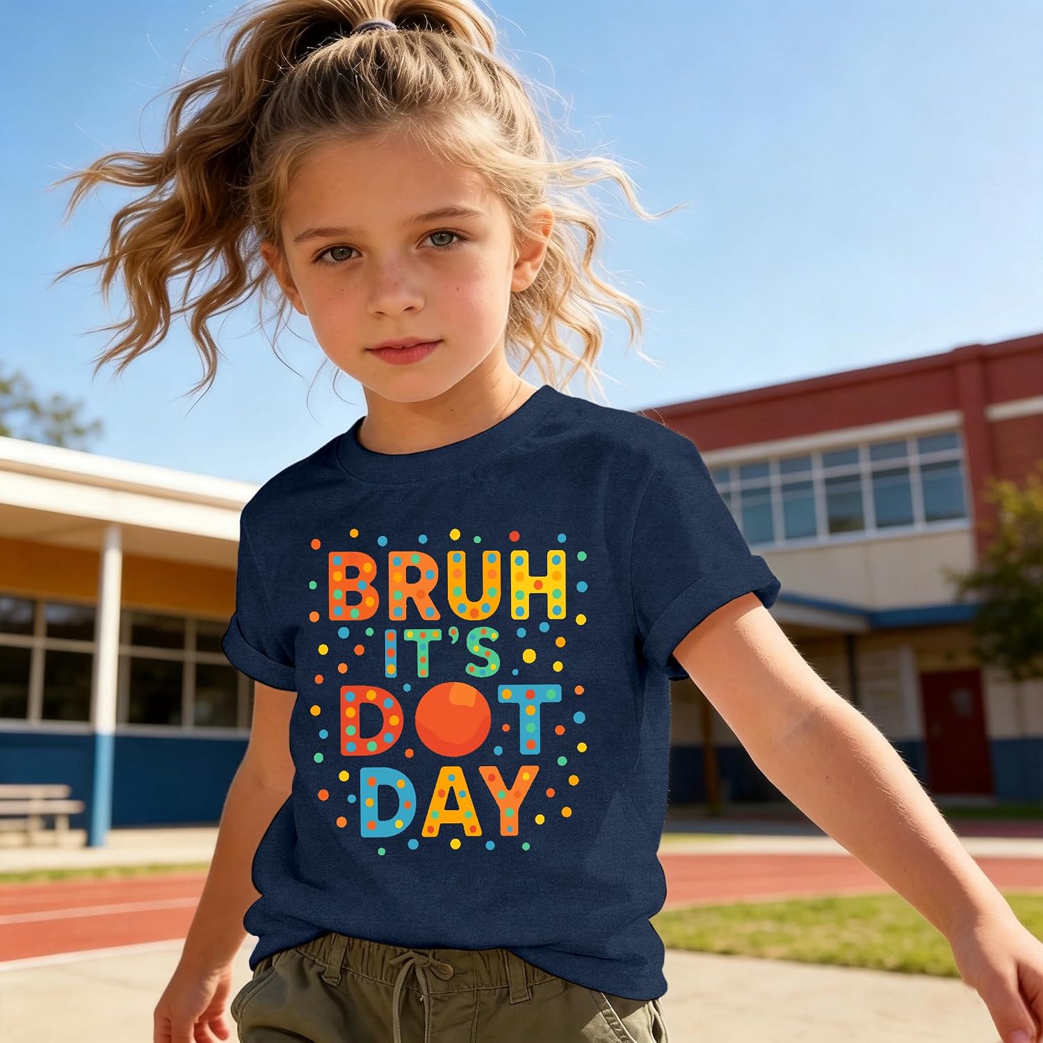 Toddler Dot Day Shirts Kids Happy International Dot Day T-Shirt Boys Girls Make Your Mark Polka Tees image 4