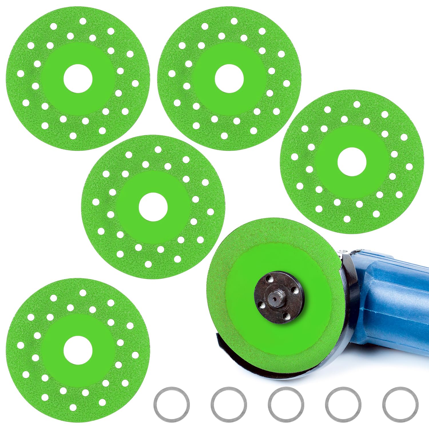 BOXOB 5pcs Rock Slab Grinding Disc