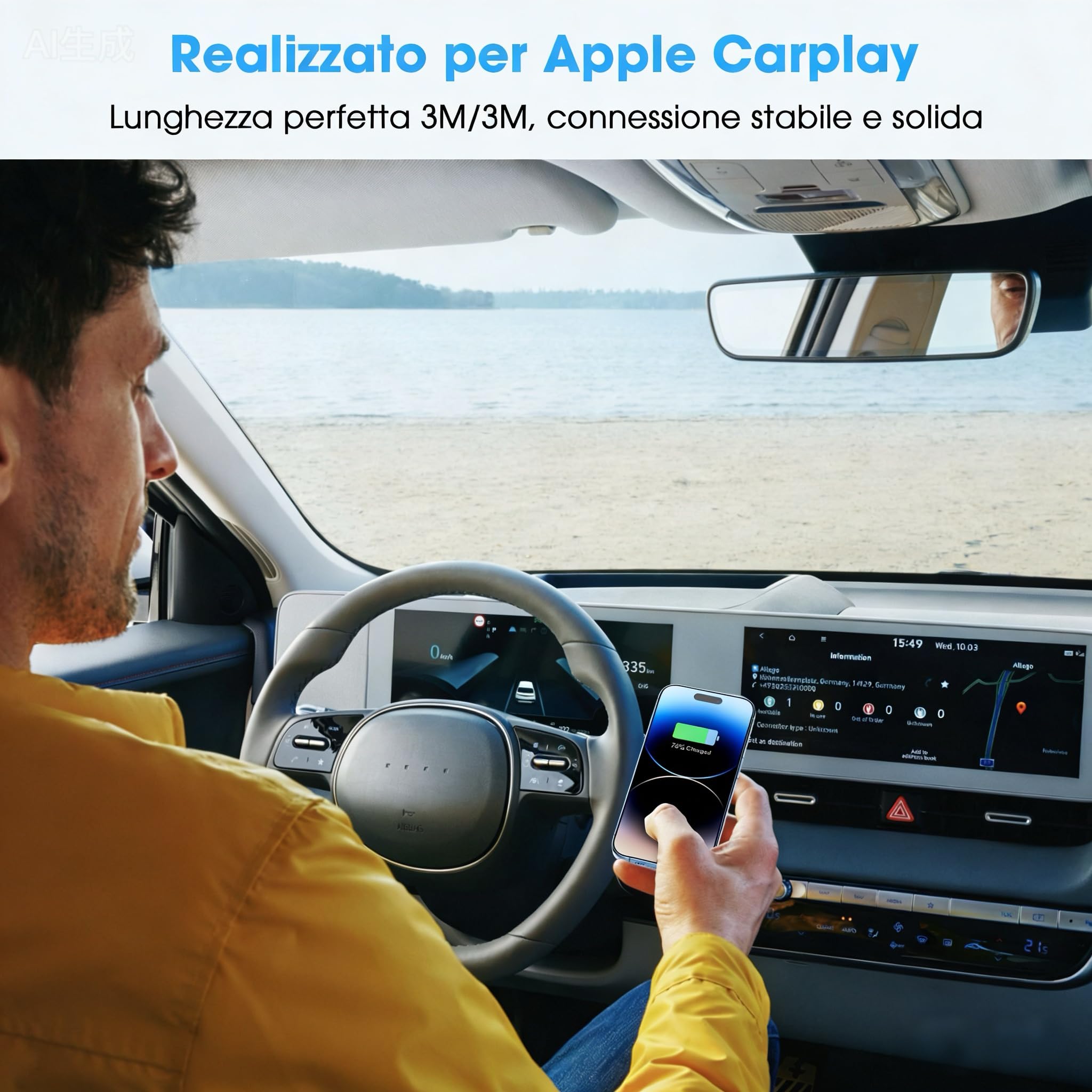 Cavo Per IPhone USB C Lightning,Cavo Di Ricarica Rapida,2 Pezzi 3M+3M Cavetto USB C Lightning Per IPhone 14/Pro/Max/13/13Pro/Max/12/Pro/Max/Mini/11/Pro/Max/Se/Xs Max/Xs/Xr/X/8/Plus/7/Plus/6/Plus/Ipad