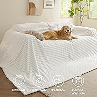 Vista 411 de Bedsure GentleSoft Twin Blanket for Couch - Cozy Soft Blankets for Women, Cute Small Fleece Throws for Girls, Light Grey, 60x80 Inches