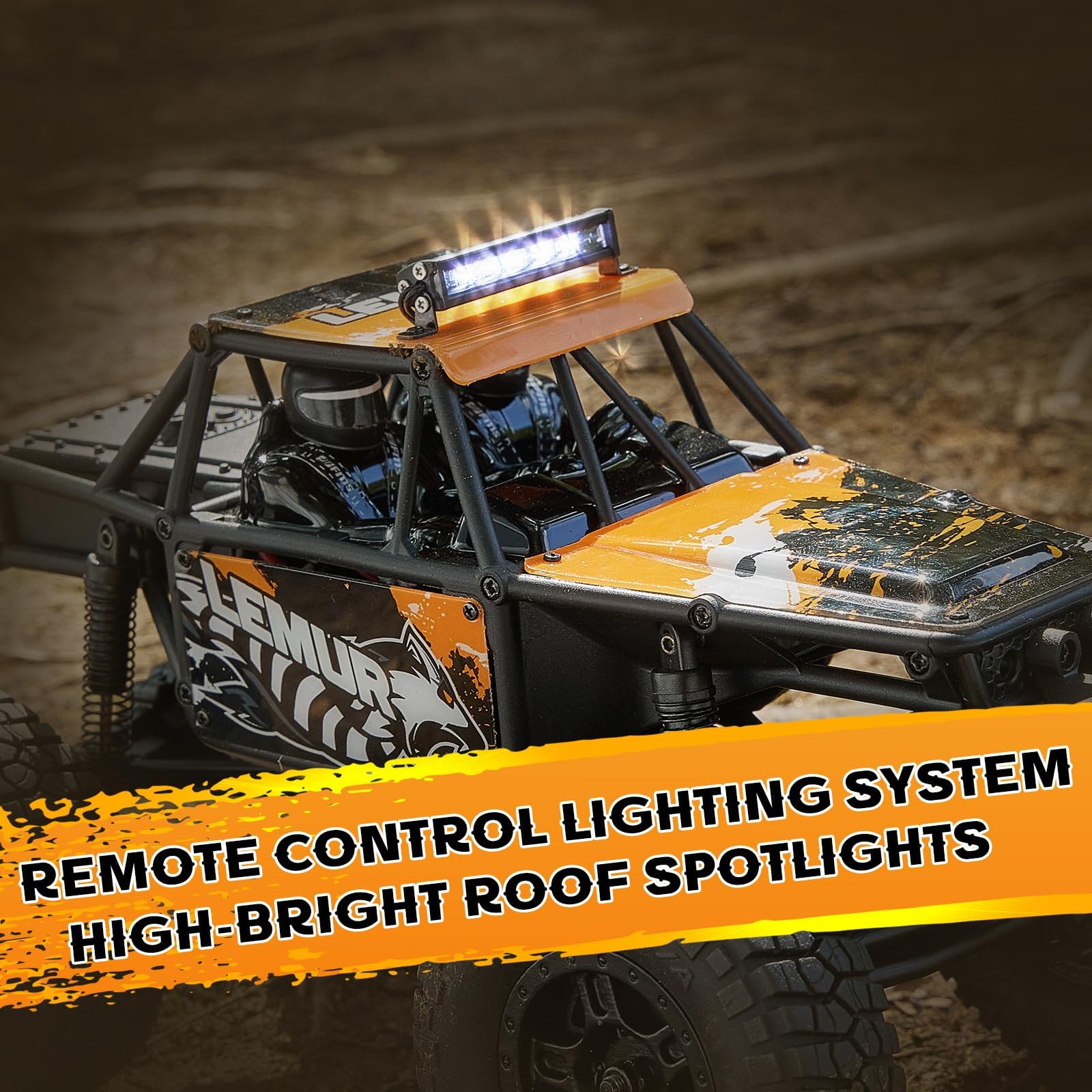 Amazon.com: FCX24 FMS RC Crawler 1/24 Lemur FCX24 4 Wheel Drive RC