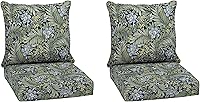 Vista 54 de Arden Selections Juego de cojines profundos para exteriores, 24 x 24 pulgadas, resistente al clima, a prueba de lluvia, resistente a la decoloración